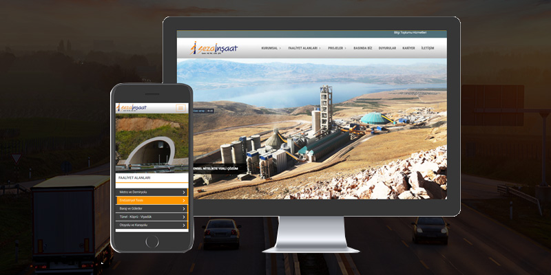Seza İnşaat Web Sitesi Yayında