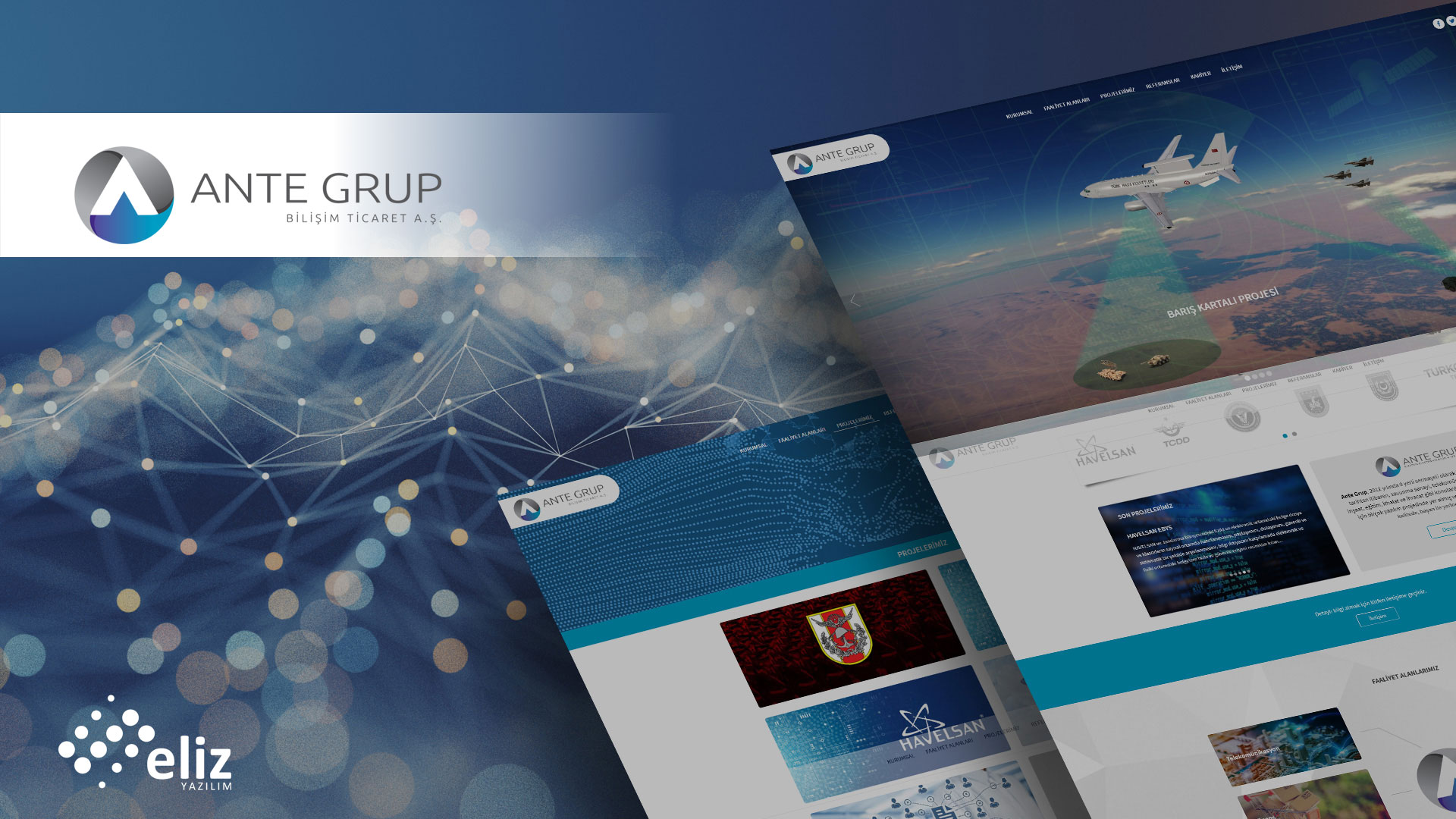 Ante Grup, yeni web sitesi için Eliz Yazılımı tercih etti.