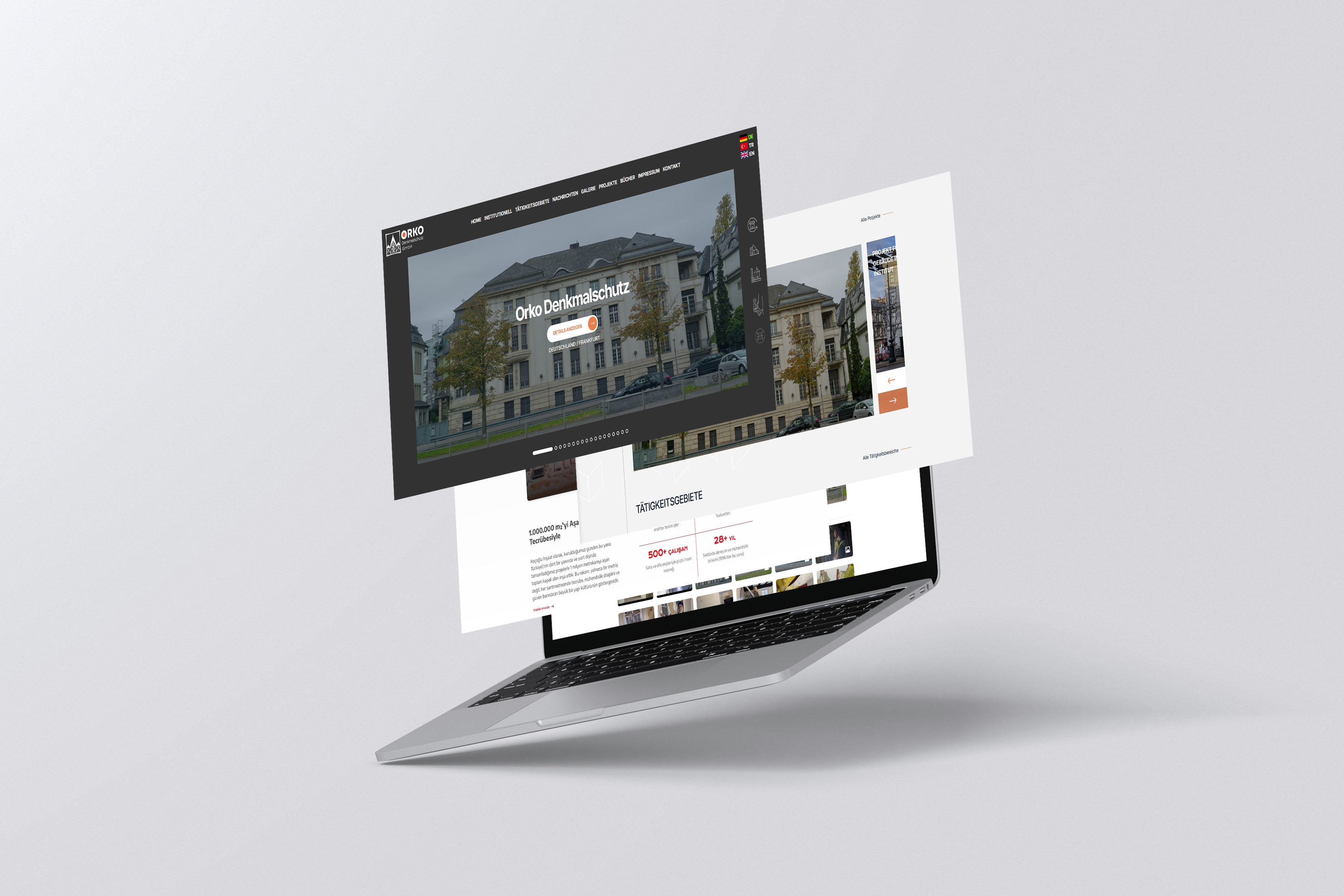 ORKO DENKMALSCHUTZ WEB DESIGN