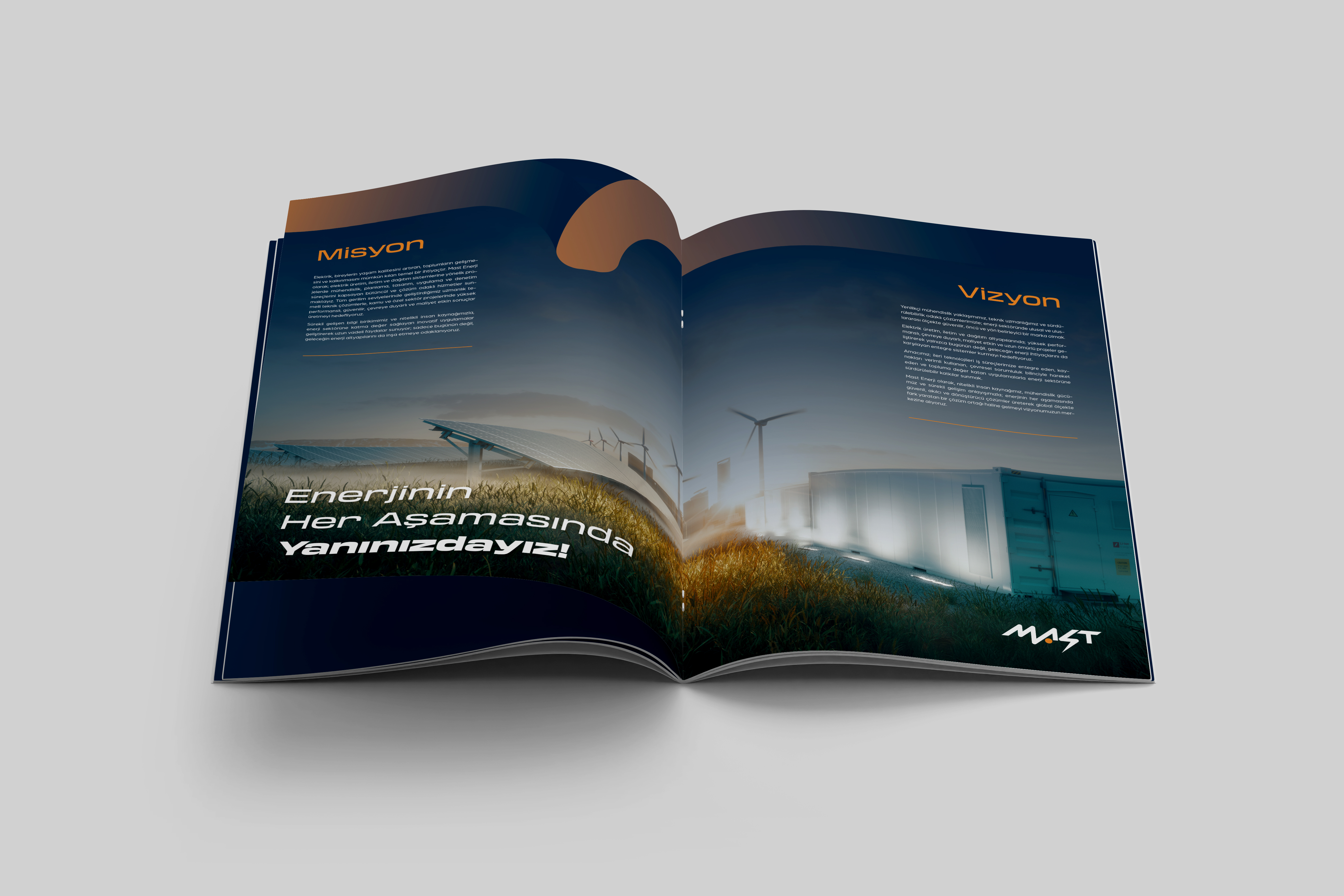 MAST ENERJİ KATALOG TASARIMI