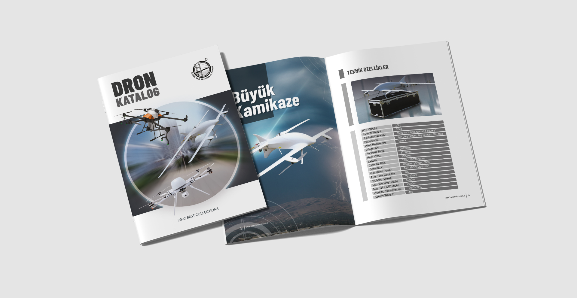 DRONE KATALOG TASARIMI