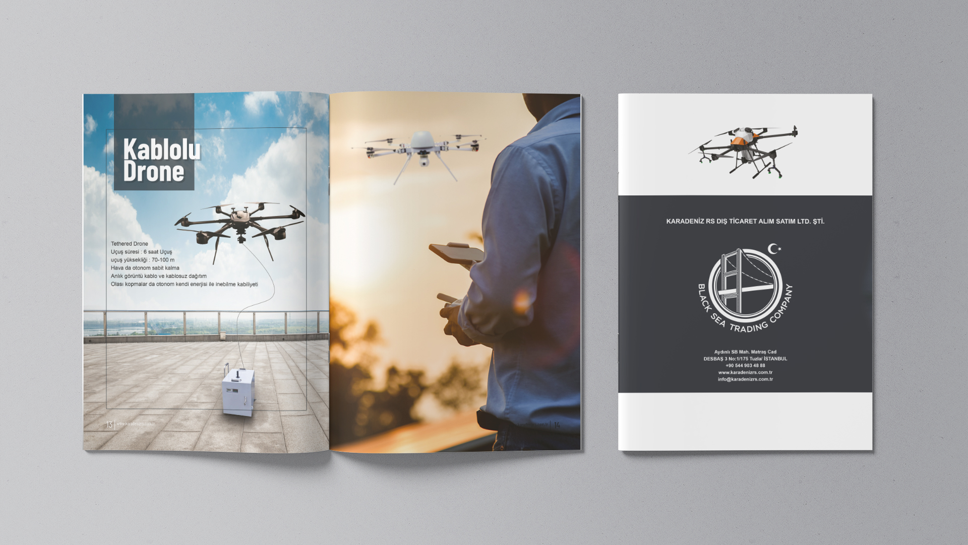 DRONE KATALOG TASARIMI
